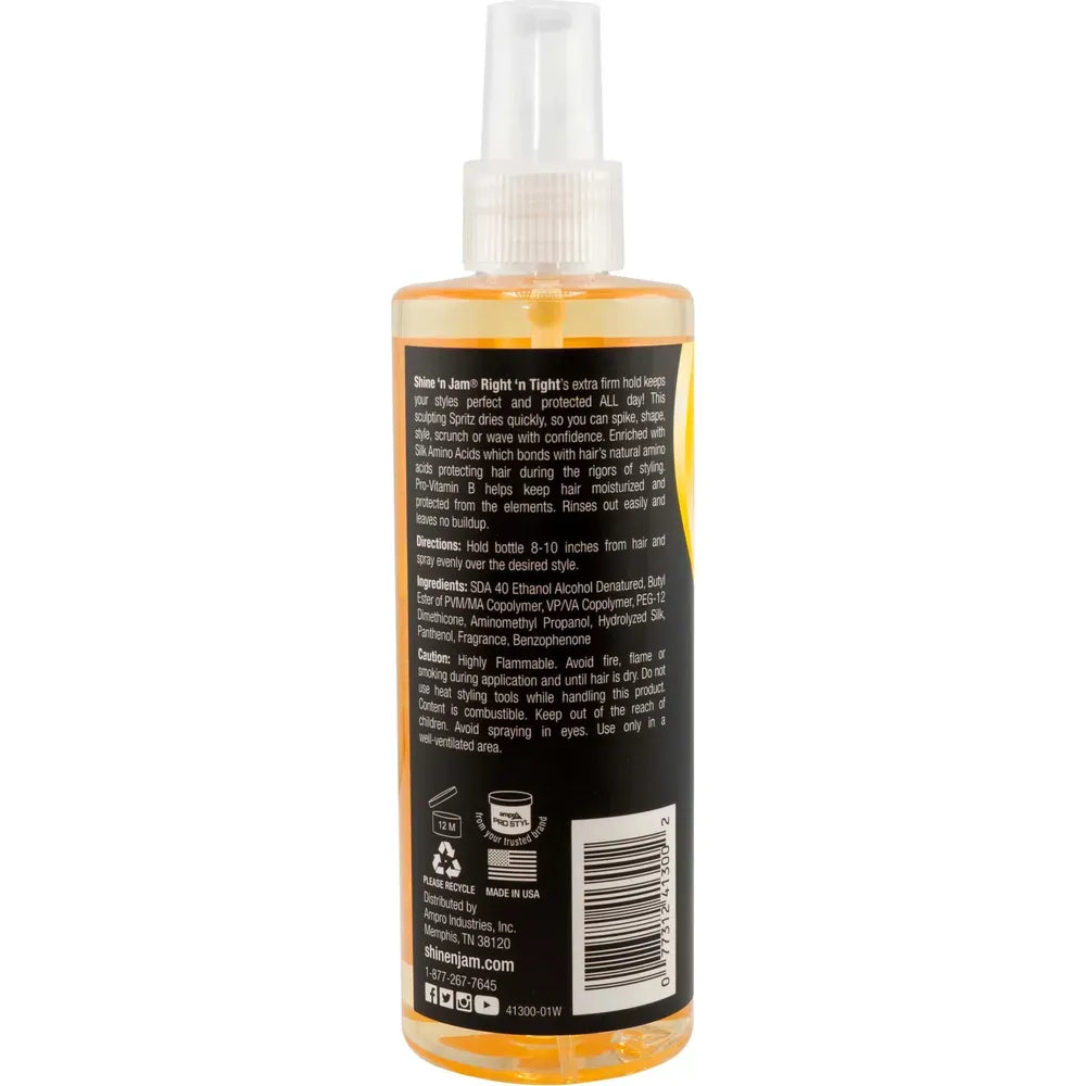 Shine 'n Jam Right 'n Tight Superior Hold Sculpting Spritz 8oz