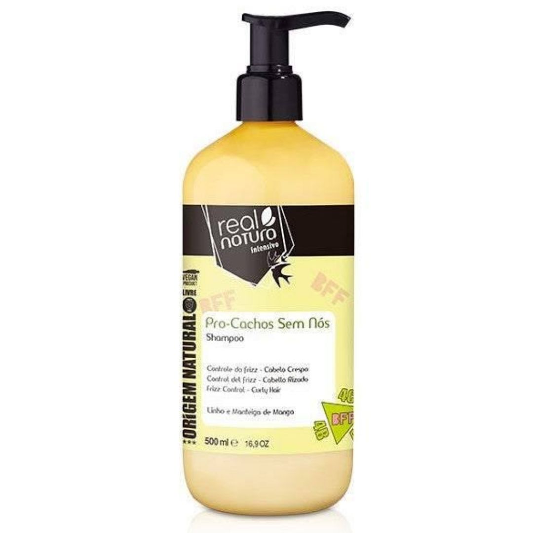 Real Natura Pro-Knotless Curls Shampoo 500ml