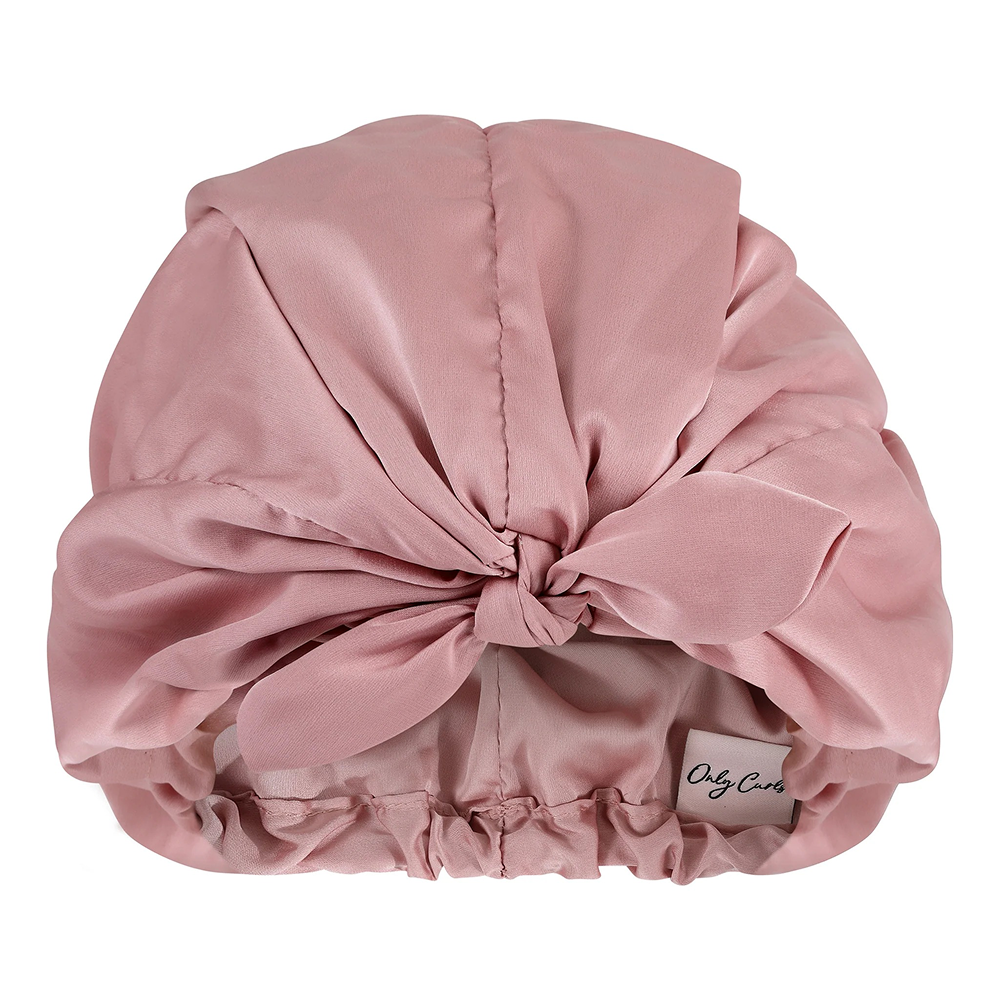 Only Curls Satijnen Slaapturban Dusty Rose