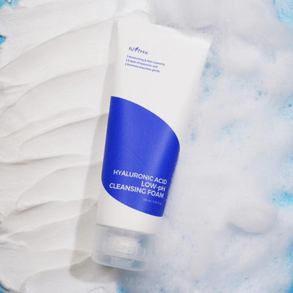 Isntree Hyaluronic Acid Low-pH Cleansing Foam 150ml-Gel Cleanser-Aladin Beauty