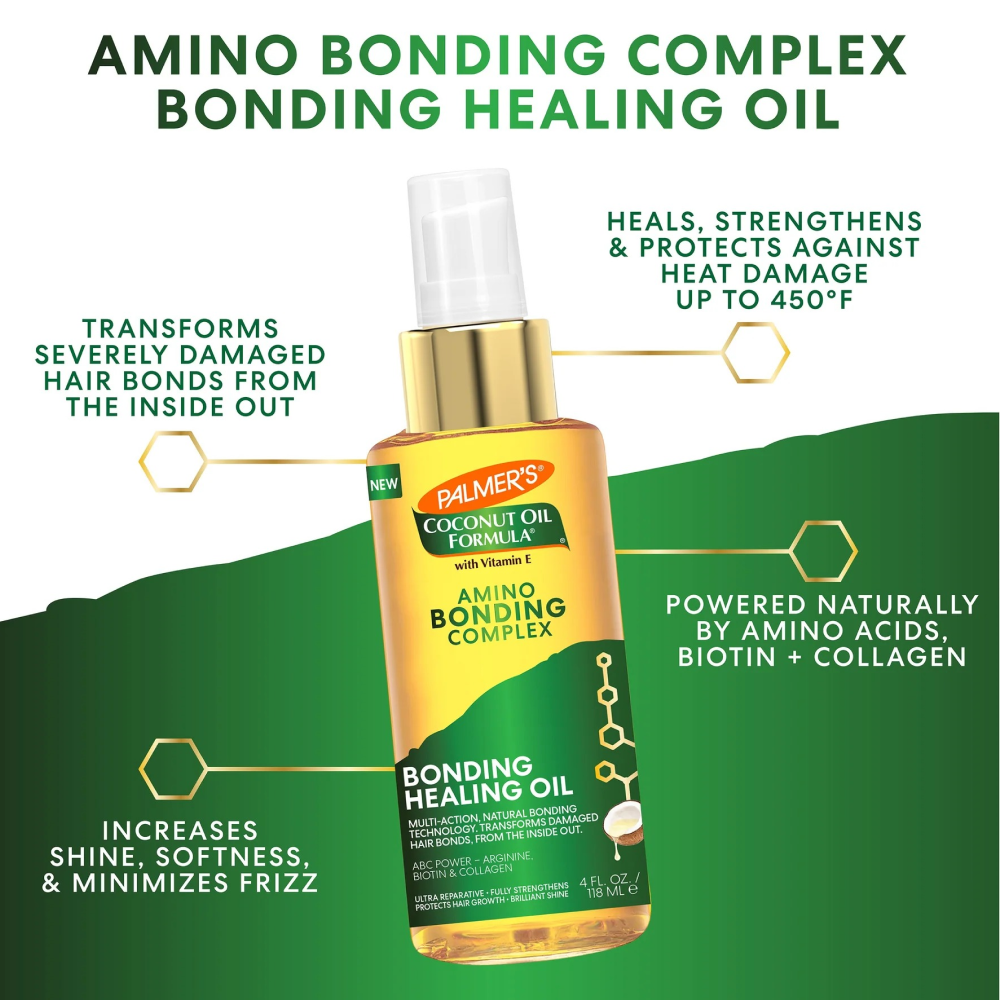 Palmer's Coconut Oil Formula Amino Bonding Healing Oil 118ml-All-Aladin Beauty