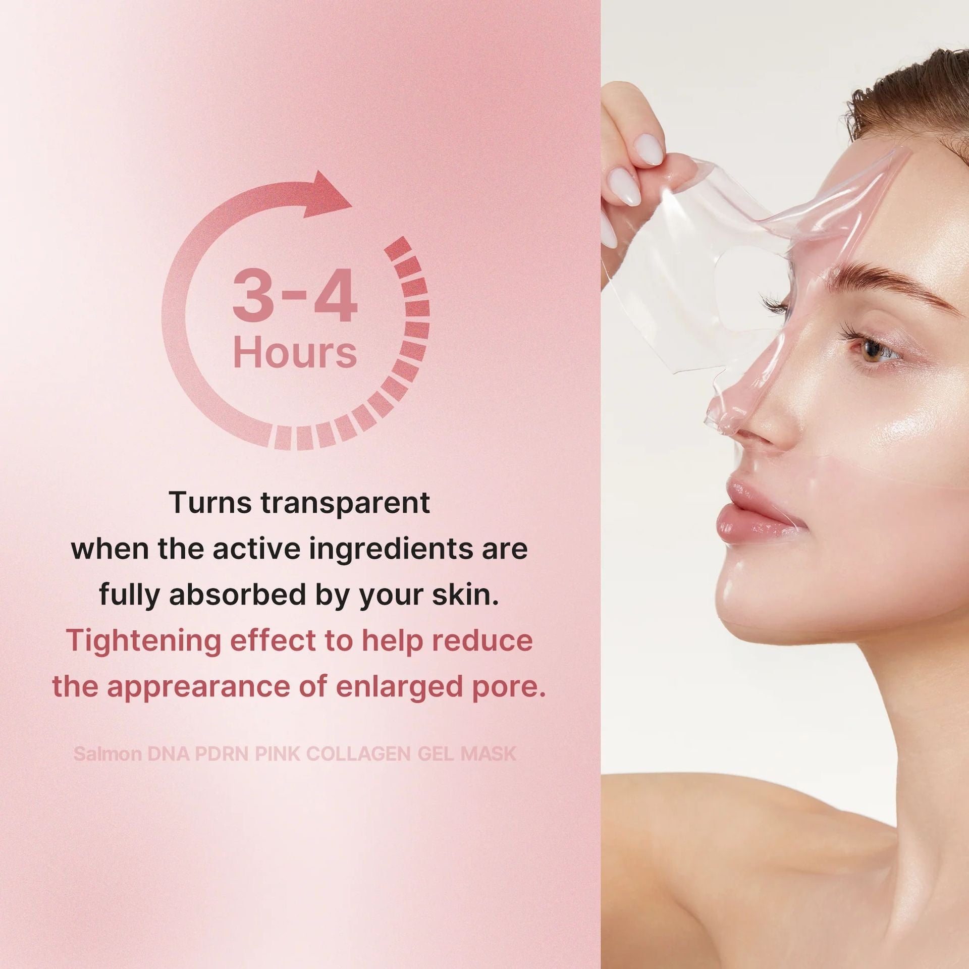 Medicube Pdrn Pink Collagen Gel Mask - 4 Sheets-Hydrogel Sheet Mask-Aladin Beauty