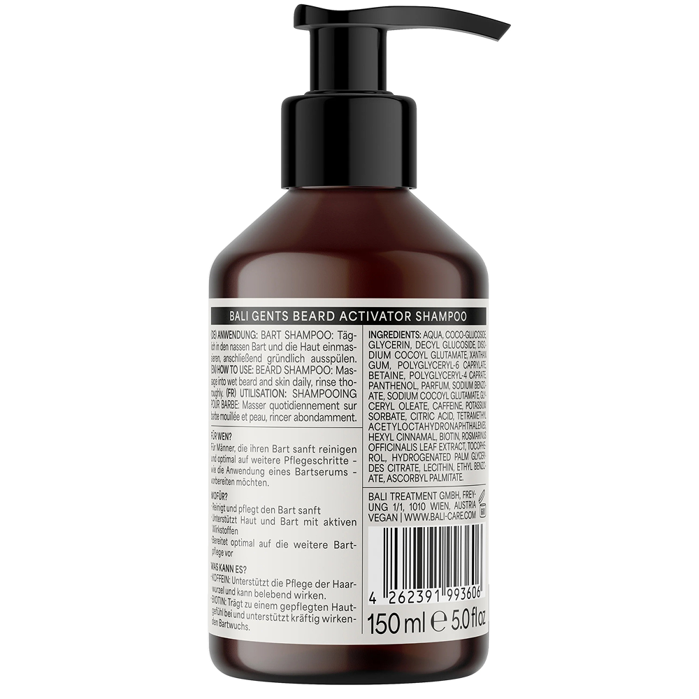 Bali Curls Gents Activator Beard Shampoo 150ml
