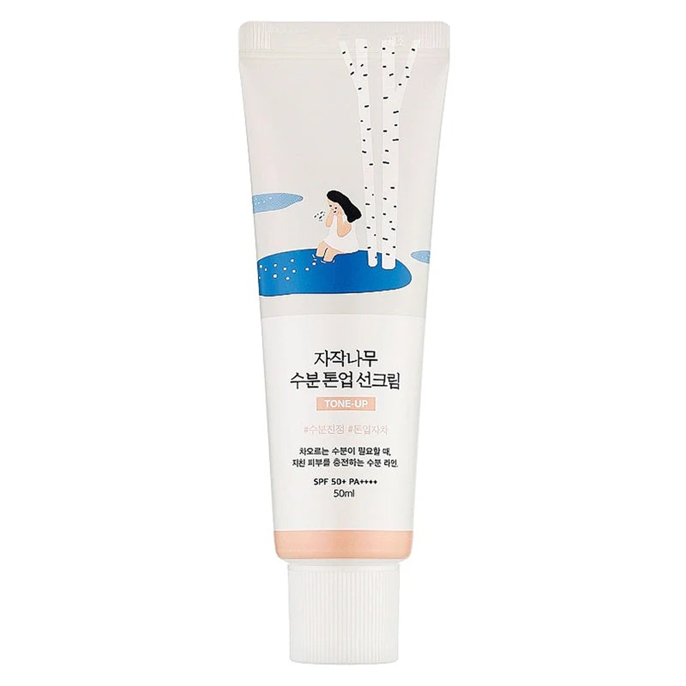 Round Lab Birch Sap Moisturizing Tone-Up Sunscreen 50ml-Sunscreen-Aladin Beauty