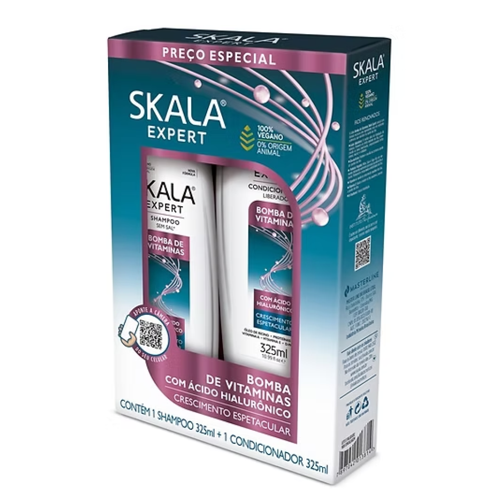 Skala Vitamin Bomb Shampoo + Conditioner 325ml-All-Aladin Beauty