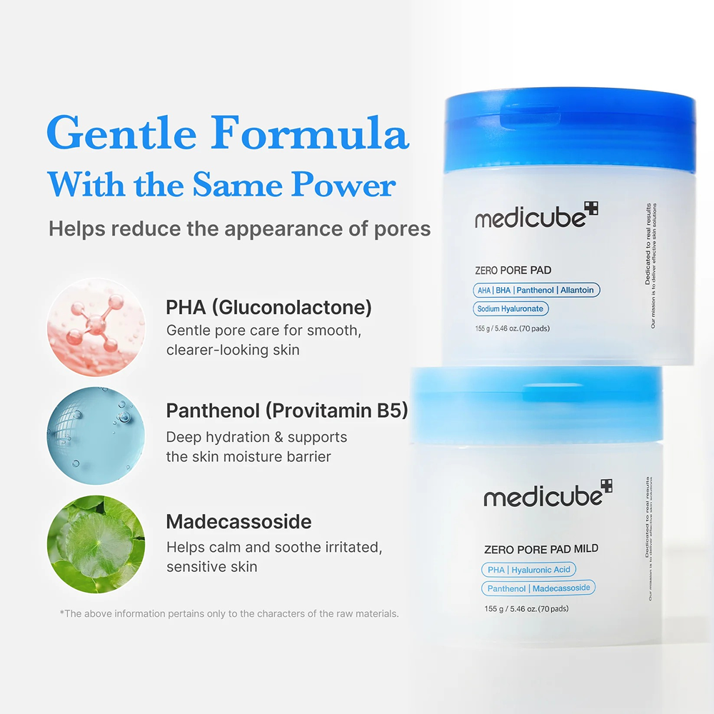 Medicube Zero Pore Pad Mild 70 Pads