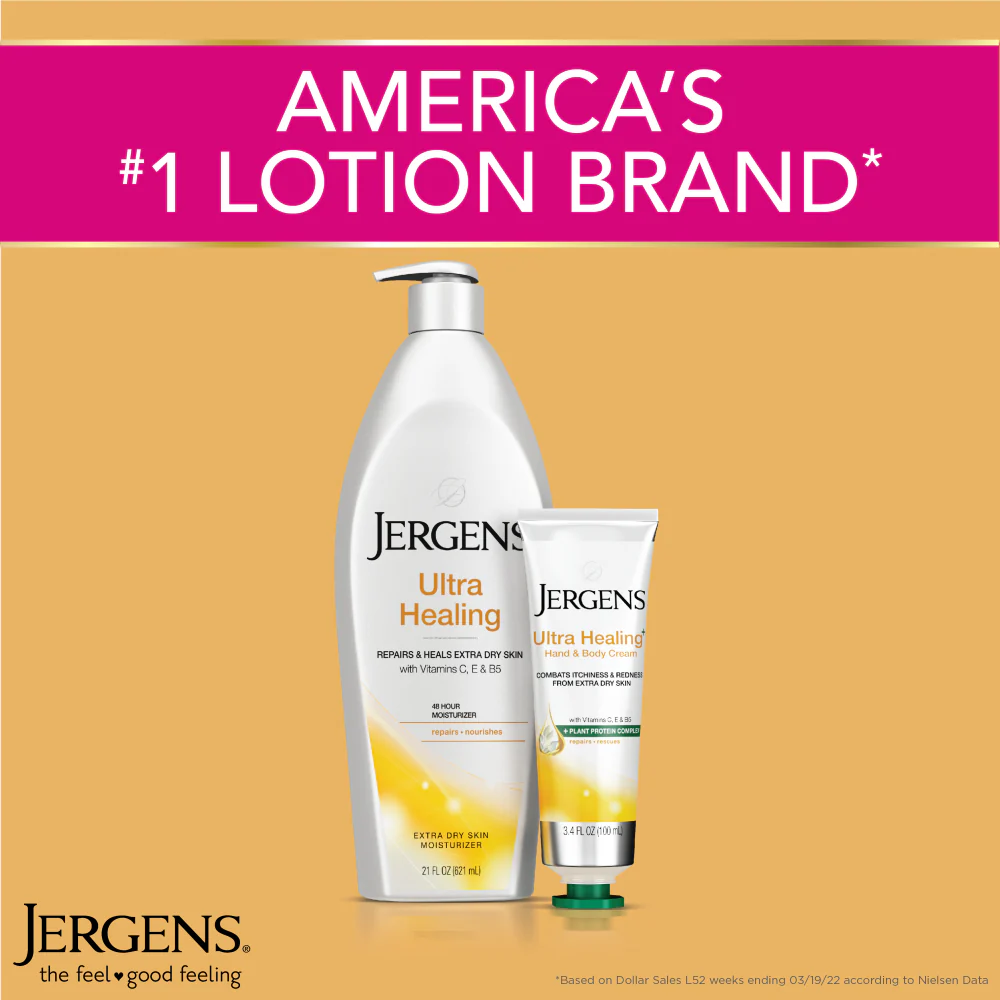 Jergens Ultra Healing Extra Dry Skin Moisturizer Lotion-Body Lotion-Aladin Beauty