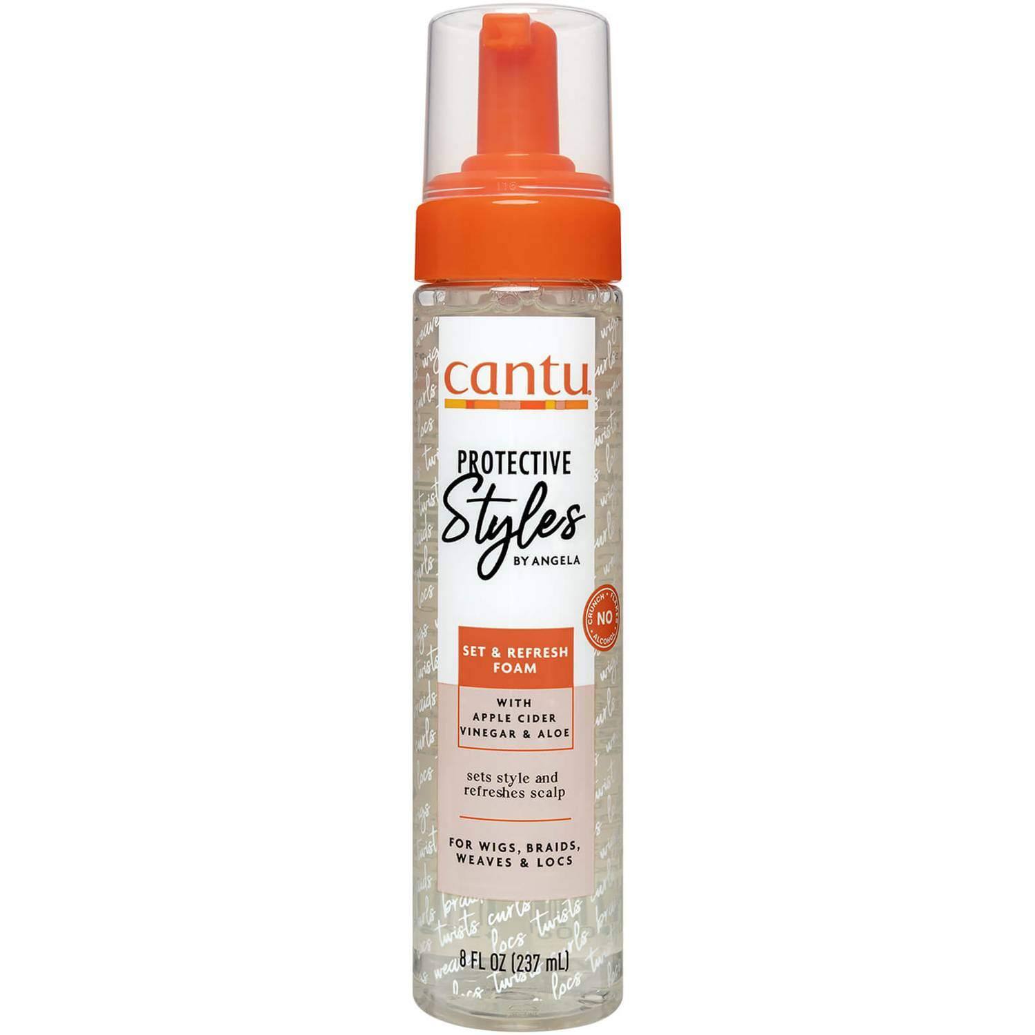 Cantu Protective Styles by Angela Set & Refresh Foam 237ml