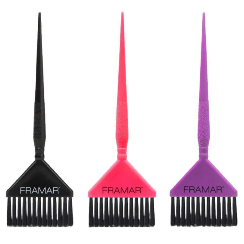 Framar Big Daddy Tricolor Brush Set 3 Pack