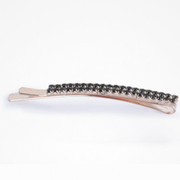 Bifull Diamonds Double Black Decorative Hairpins