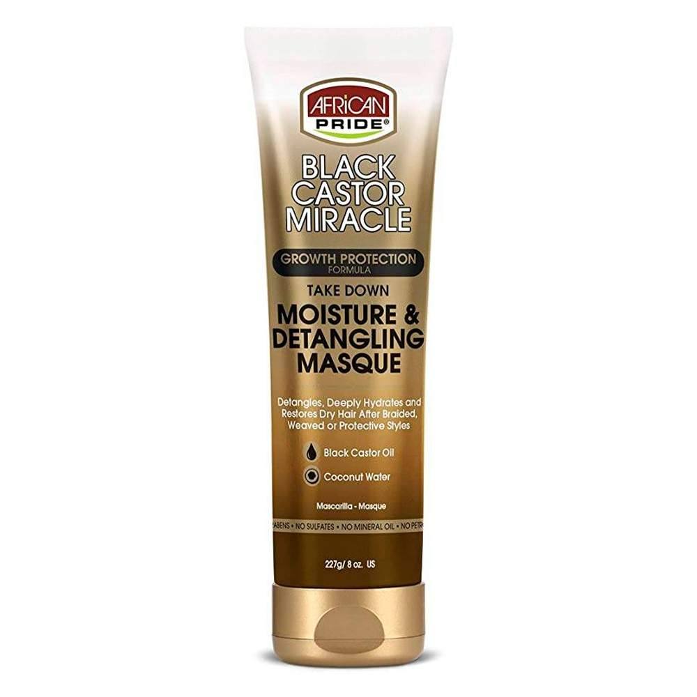 African Pride Black Castor Moisture & Detangling Mask 227g