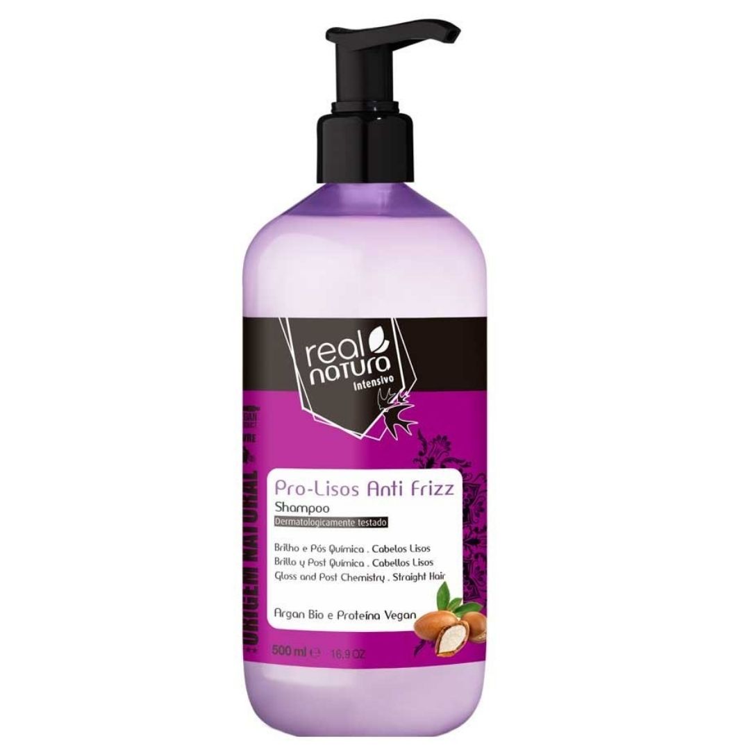 Real Natura Pro-Straight Anti-Frizz Shampoo 500ml