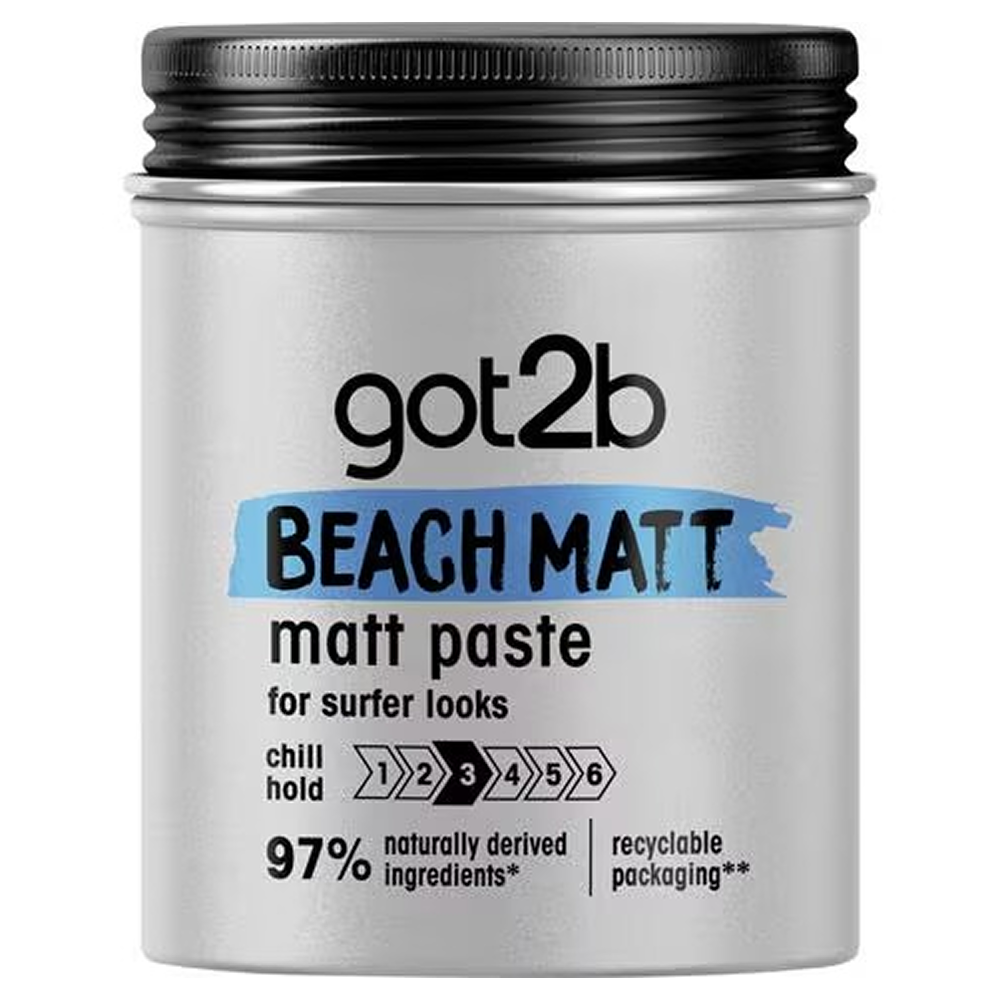 Schwarzkopf  Got2b Beach Matt Styling Paste 100ml
