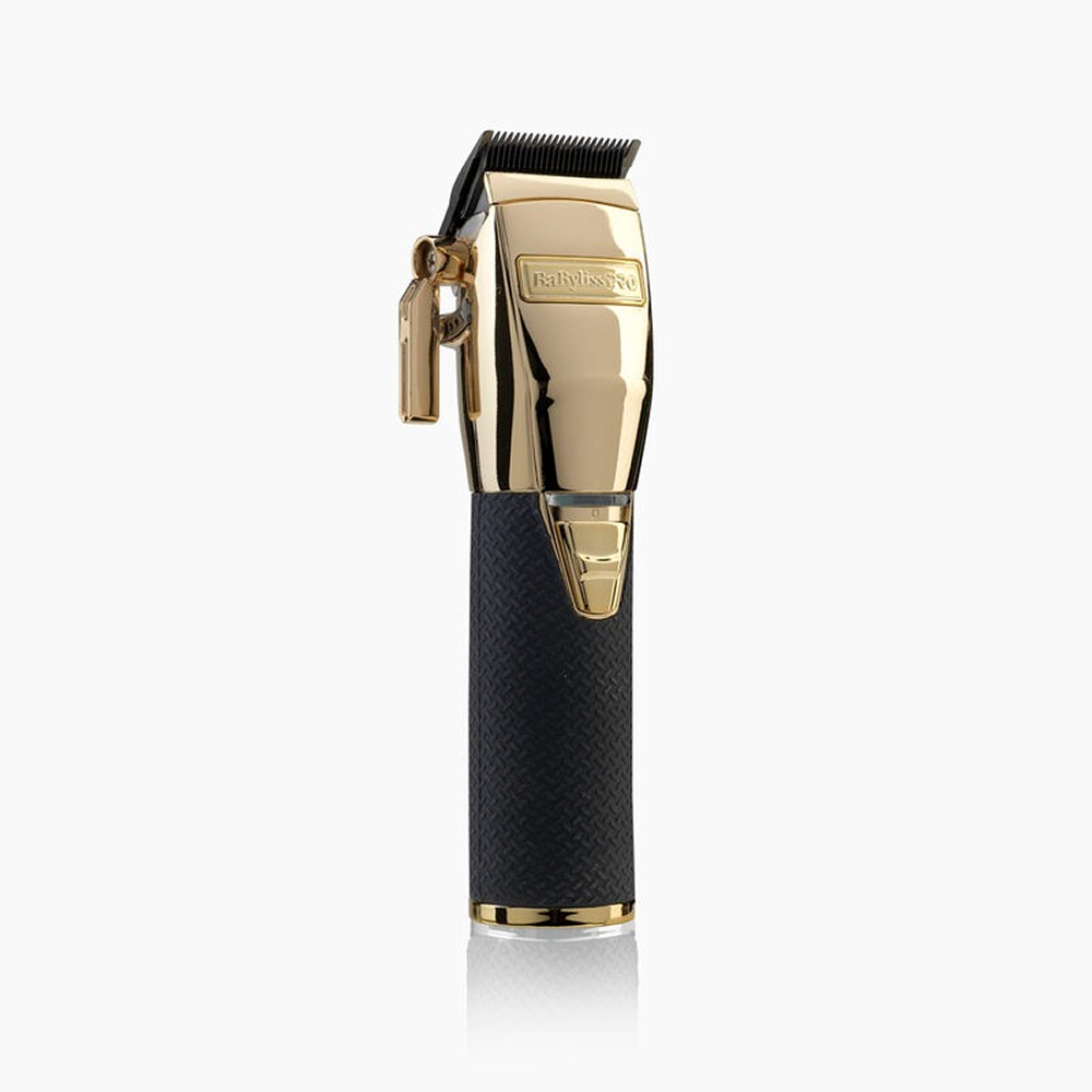 BaBylissPRO SkeletonFX Gold Cordless Beard Trimmer for Men – Black Grip