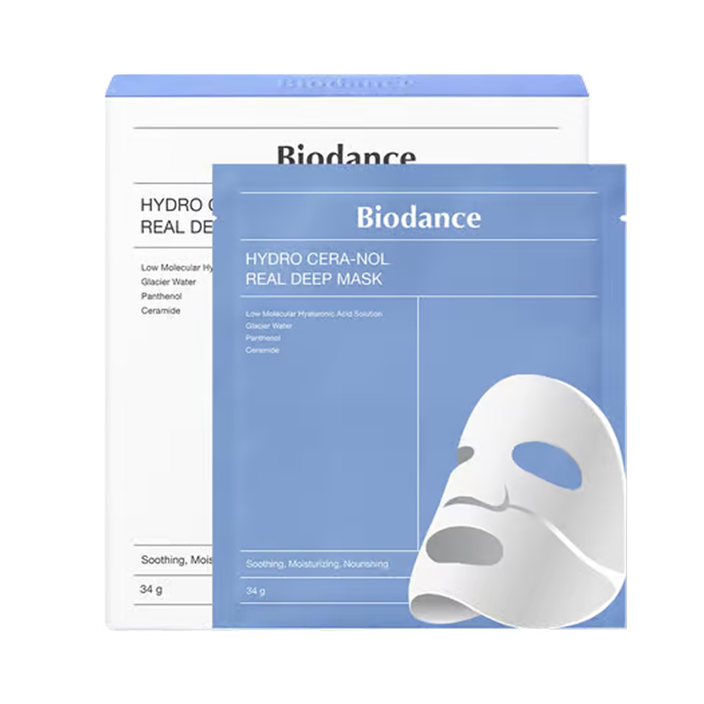 Biodance Hydro Cera-Nol Real Deep Mask - 1 Box 34g X 4 Pieces