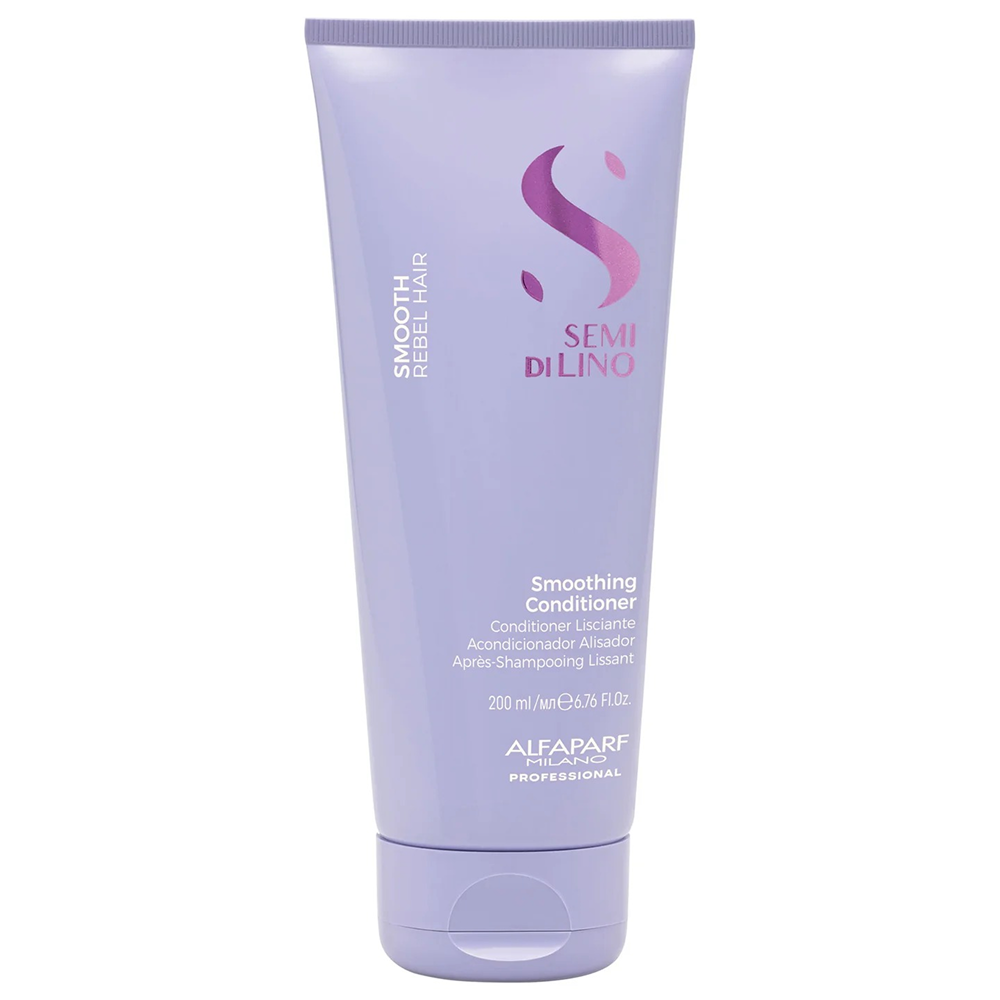 Alfaparf Semi Di Lino Smoothing Conditioner 200ml-Moisturizing Conditioner-Aladin Beauty