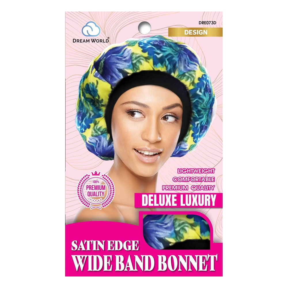 Dream World W-Wide Band Bonnet Satin-All-Aladin Beauty