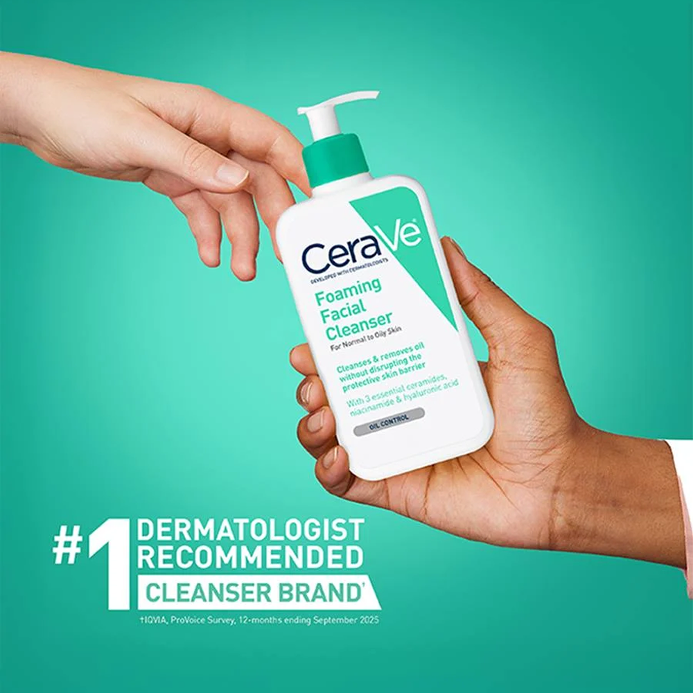 Cerave Foaming Cleanser For Normal To Oily Skin 473ml-Foam Cleanser-Aladin Beauty
