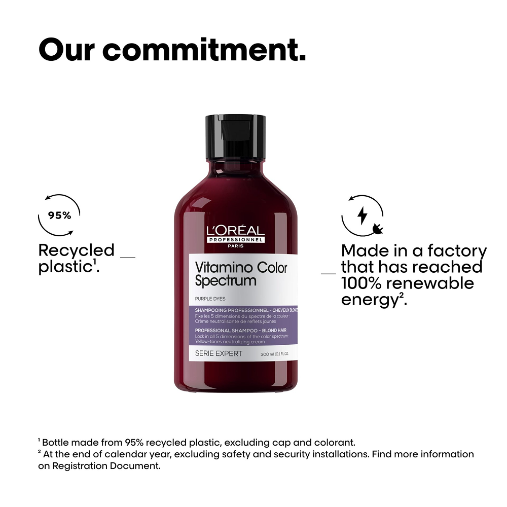 L'Oréal Professionnel Vitamino Spectrum Purple Shampoo 300ml-Toning Shampoo-Aladin Beauty