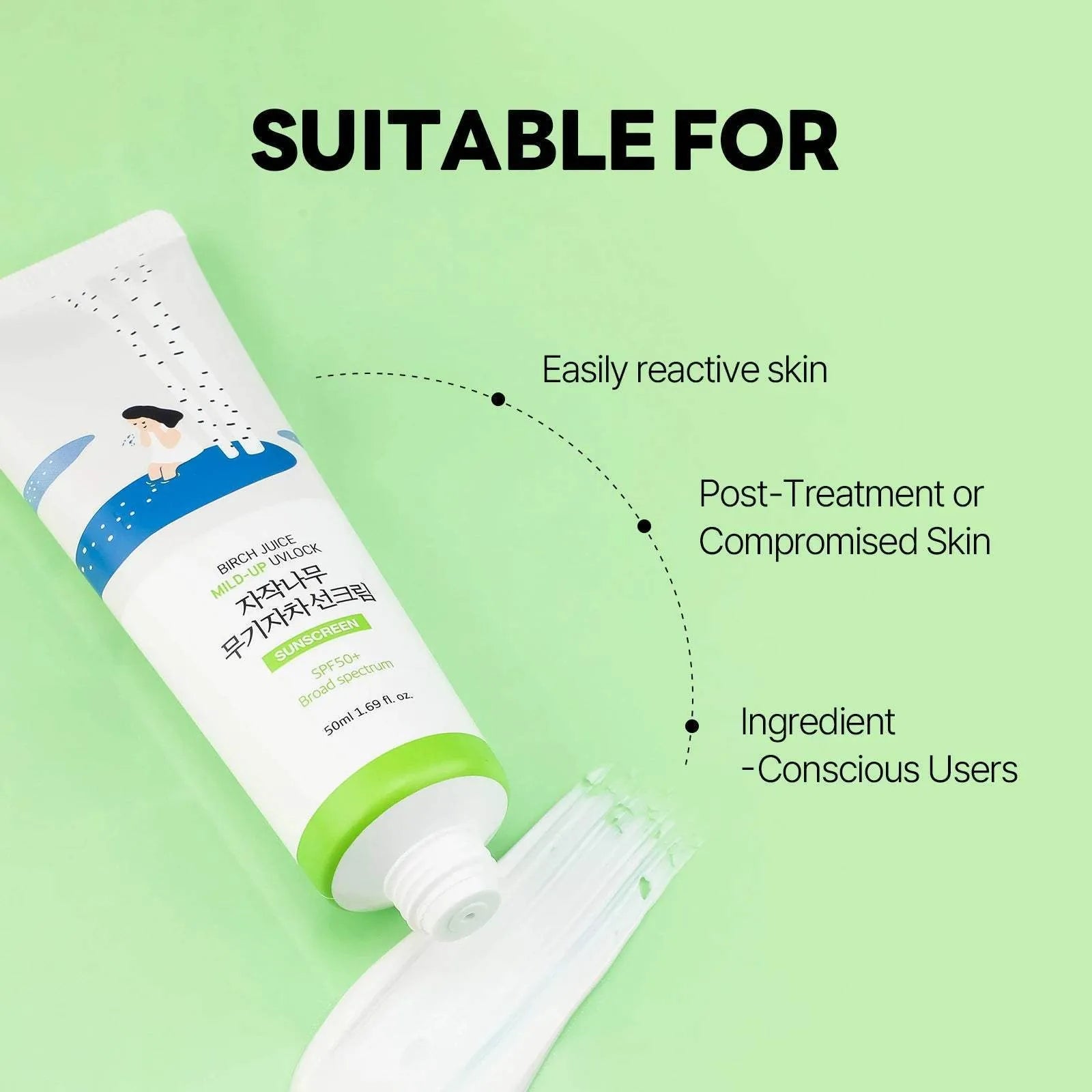Round Lab Moisture Mild-Up Sunscreen 50ml-Sunscreen-Aladin Beauty