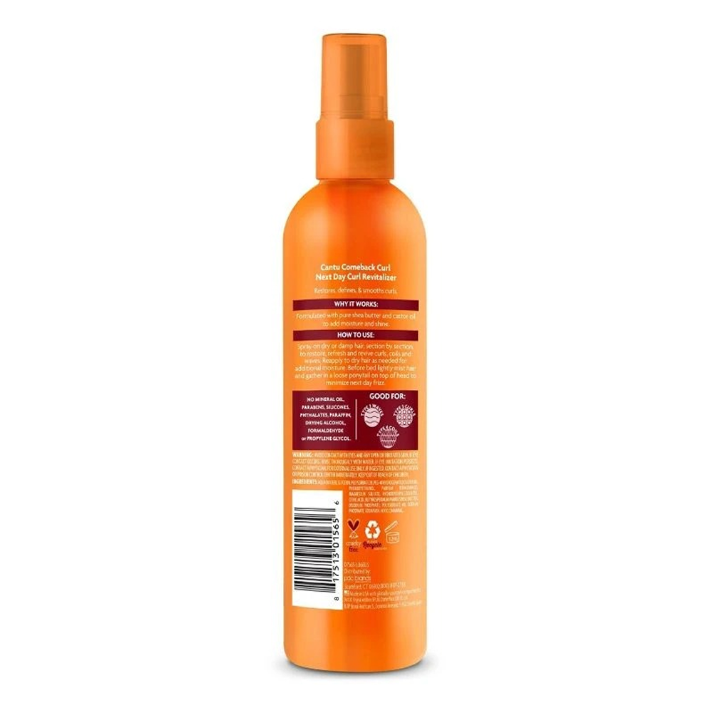 Cantu Natural Come Back Curl Next Day Revitalizer 12oz-All-Aladin Beauty