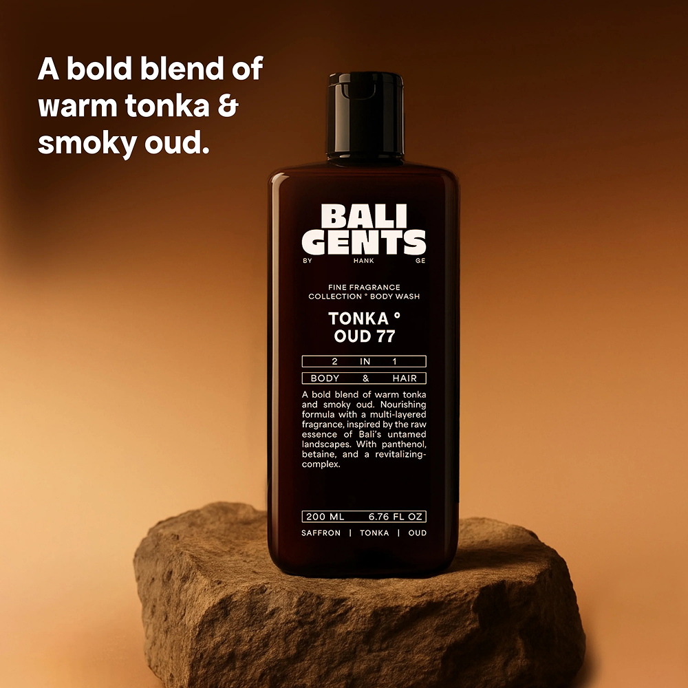 Bali Curls Gents Bodywash Tonka Oud 77 200ml