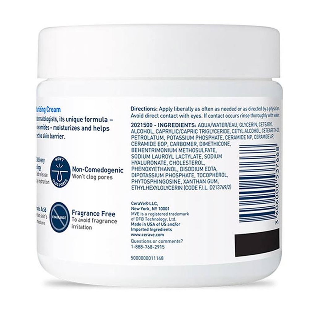 Cerave Hydrating Cream For Dry To Very Dry Skin 454g