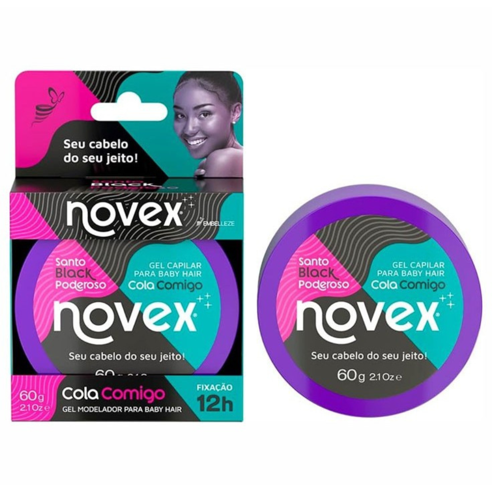 Novex Santo Black Powerful Gel 60g