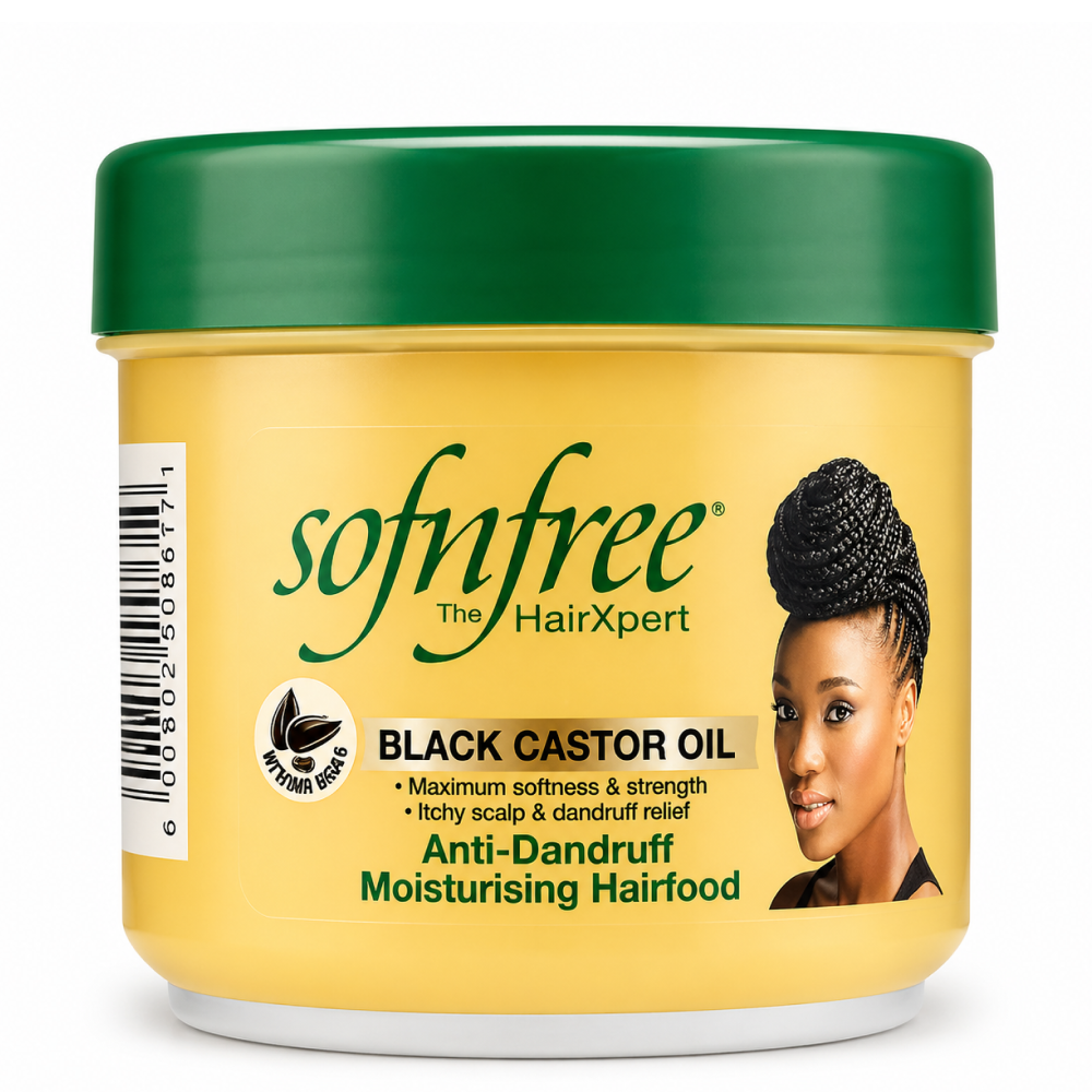 Sof n'free Black Castor Oil Anti-Dandruff Hairfood 250ml-All-Aladin Beauty