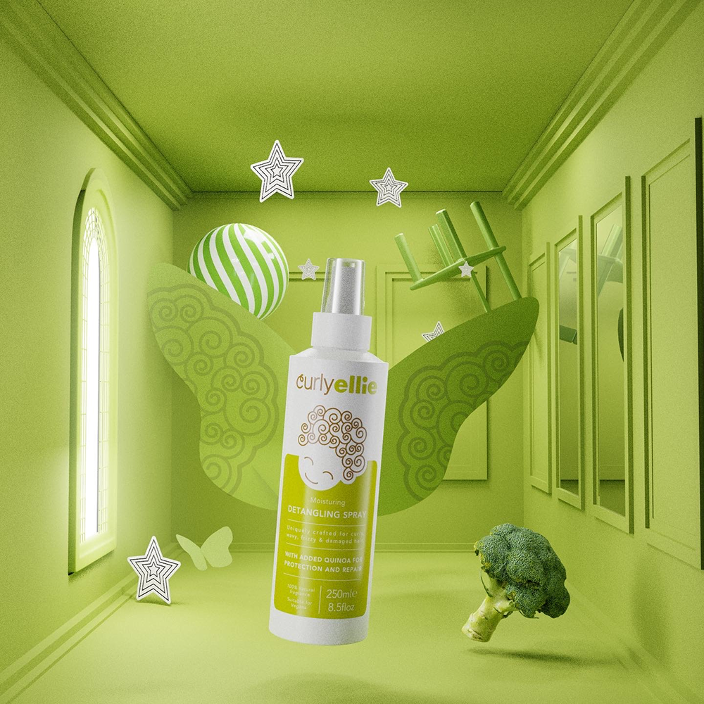 CurlyEllie Moisturizing Detangling Spray