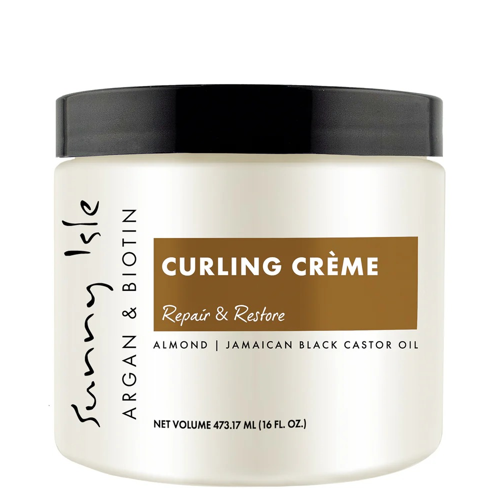 Sunny Isle Argan & Biotin Nourishing Hydrating Curling Creme 473ml-All-Aladin Beauty