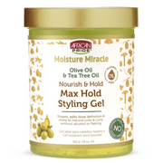 African Pride Moisture Miracle Olive & Tea Tree Gel 18oz-All-Aladin Beauty