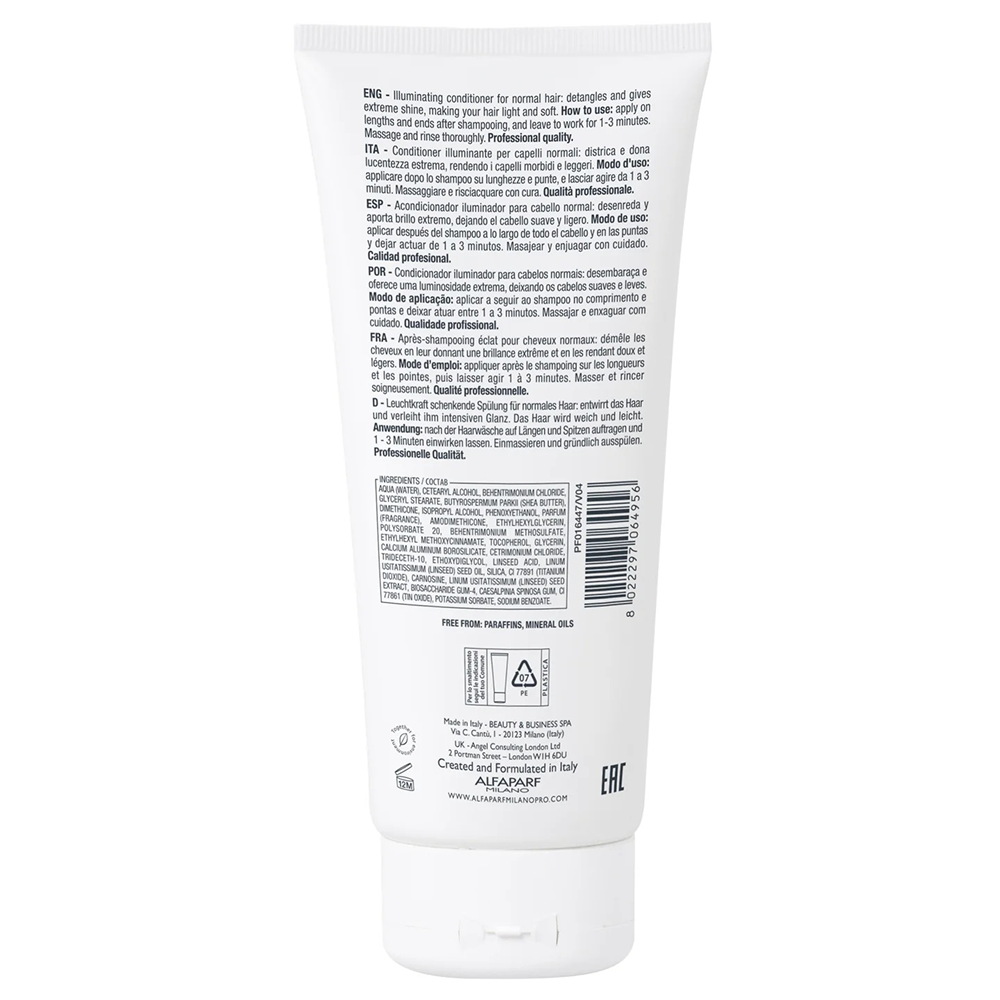 Alfaparf Semi Di Lino Diamond Illuminating Conditioner 200ml-Moisturizing Conditioner-Aladin Beauty