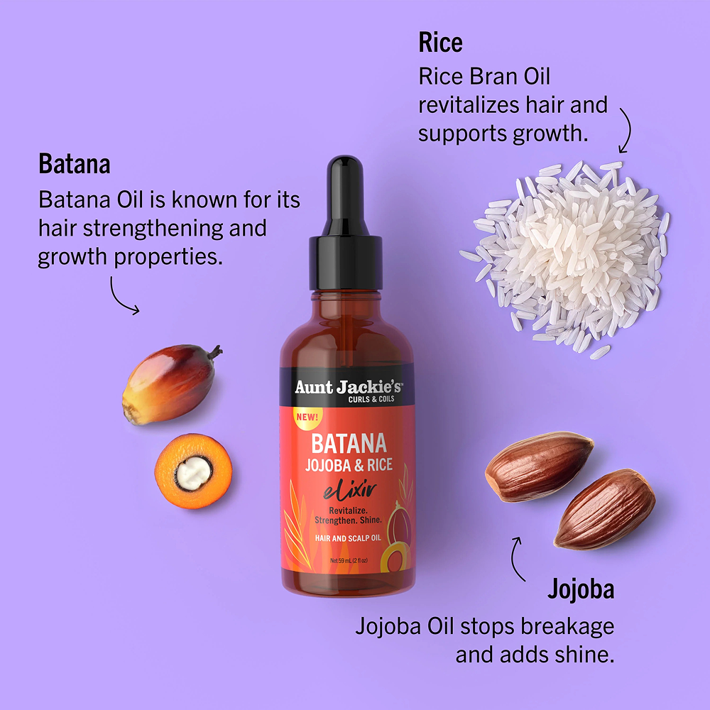 Aunt Jackie's Elixir Batana 2oz