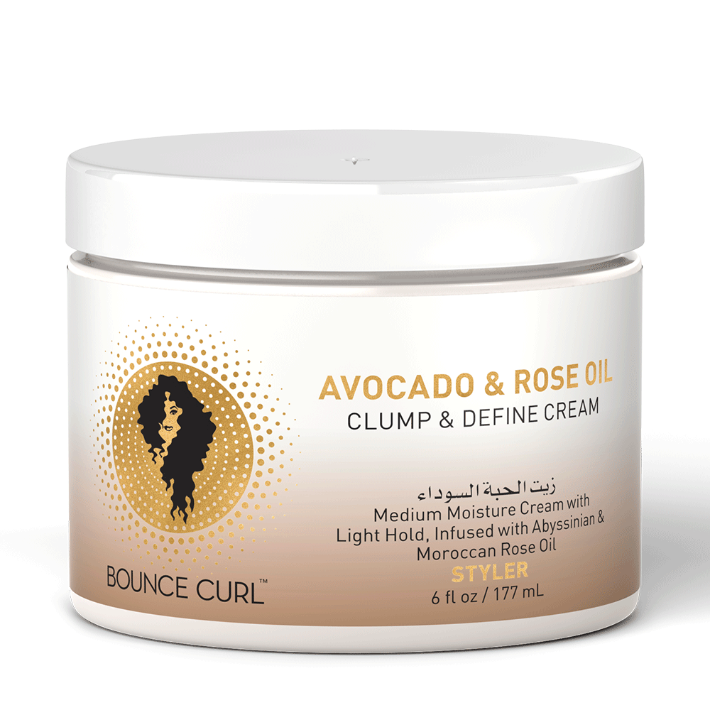 Bounce Curl Avocado & Rose Oil Clump and Define Cream