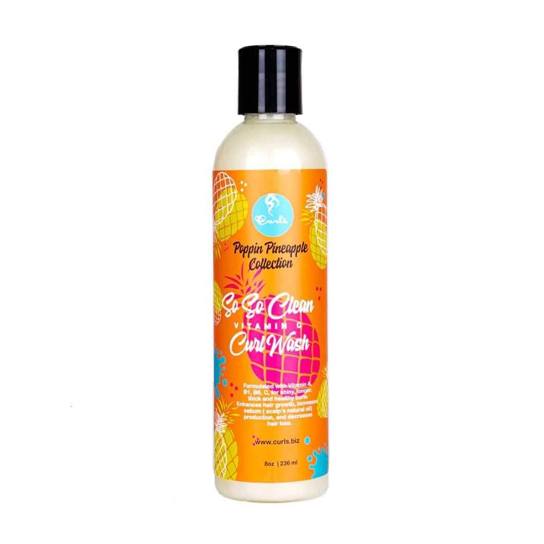 Curls Poppin Pineaple So So Clean Vitamin C Curl Wash 236ml