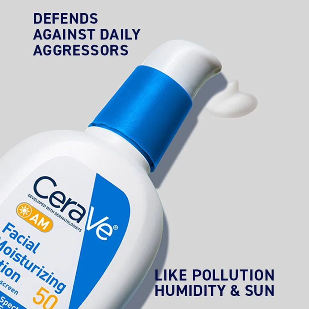 Cerave Facial Moisturizer with SPF 50 for Dry Skin 52ml