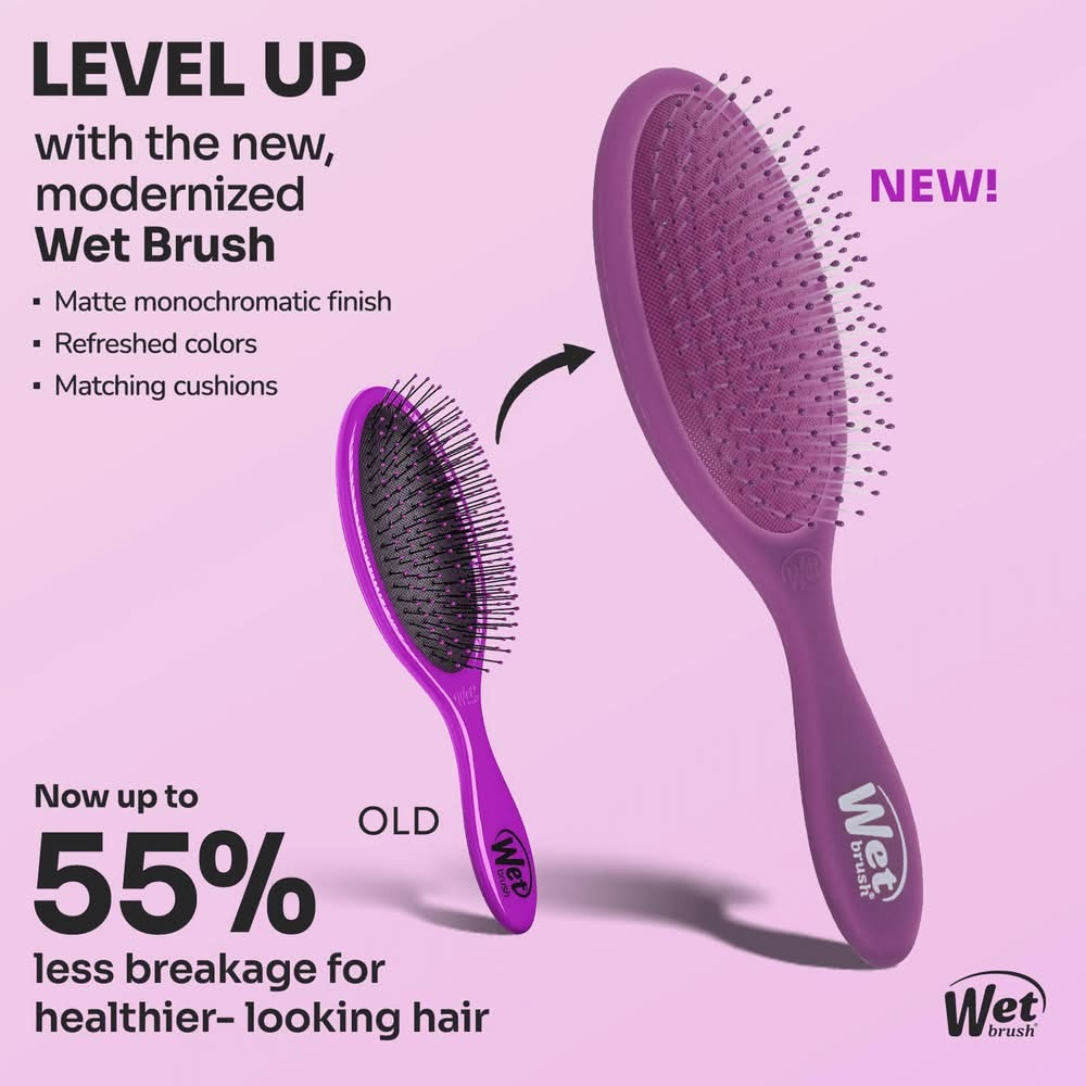 Wet Brush Original Detangler Purple-All-Aladin Beauty