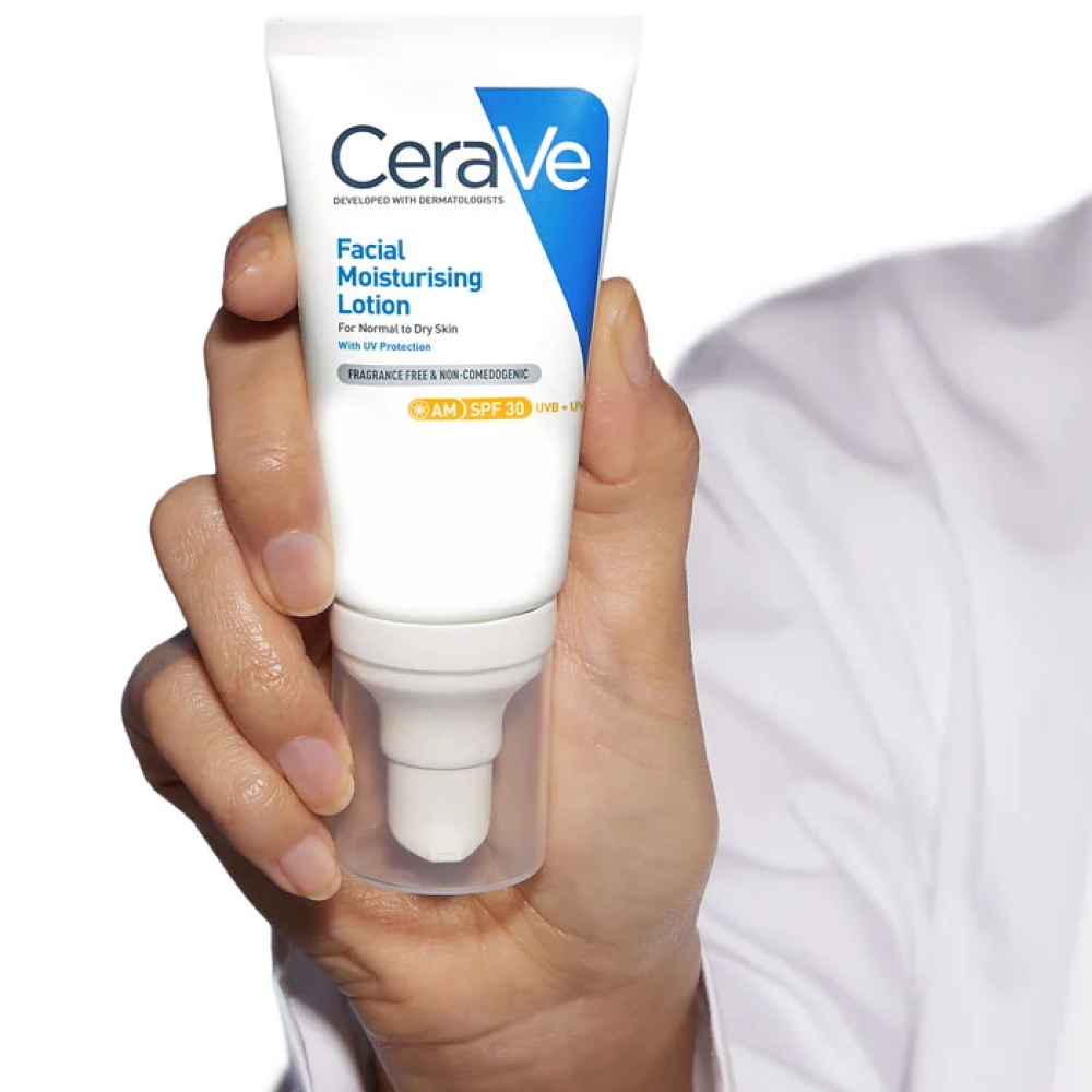 Cerave Facial Moisturizing Lotion Hydrating Face Cream Spf30 52ml
