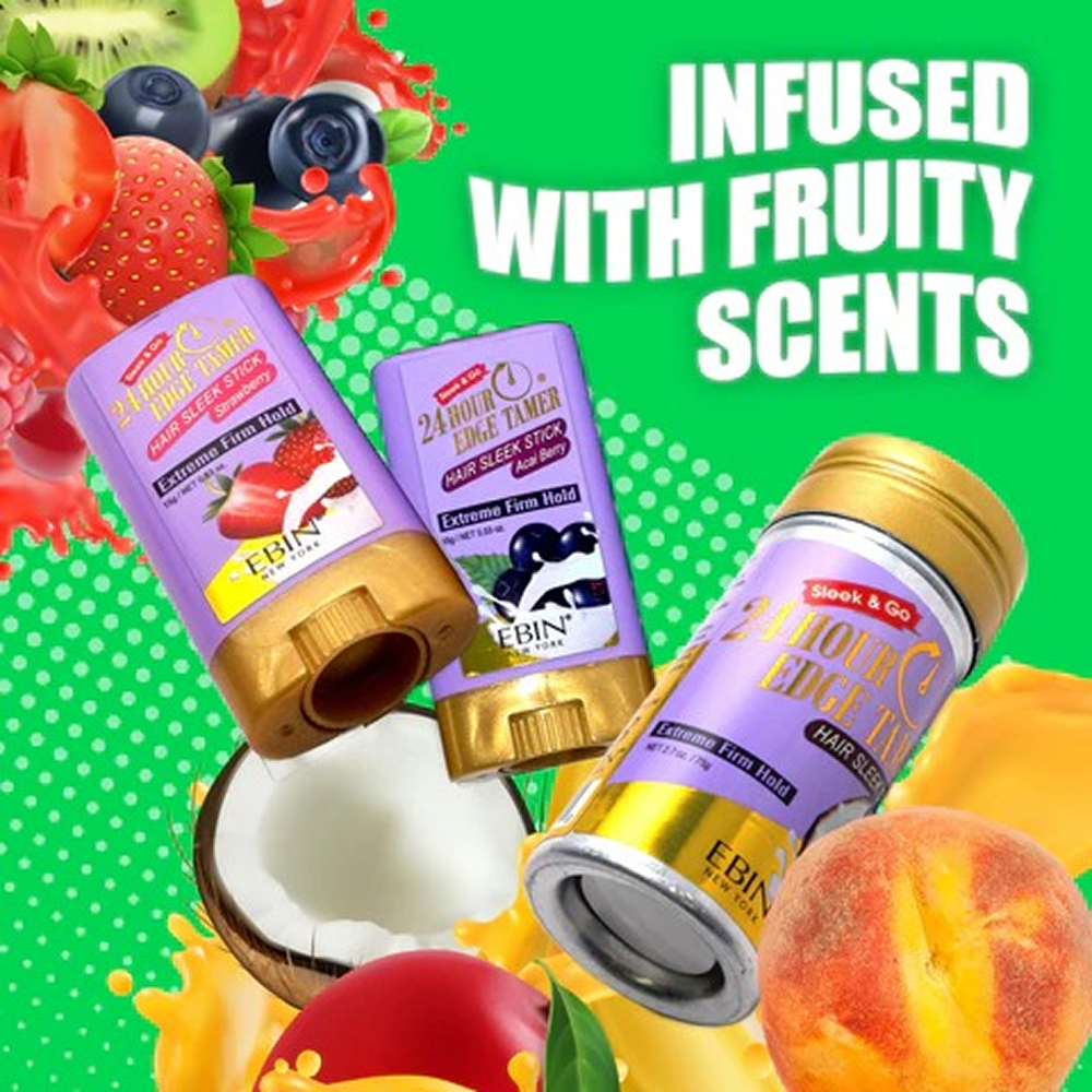Ebin 24HR Edge Sleek Kiwi Pineapple-Hair Wax-Aladin Beauty