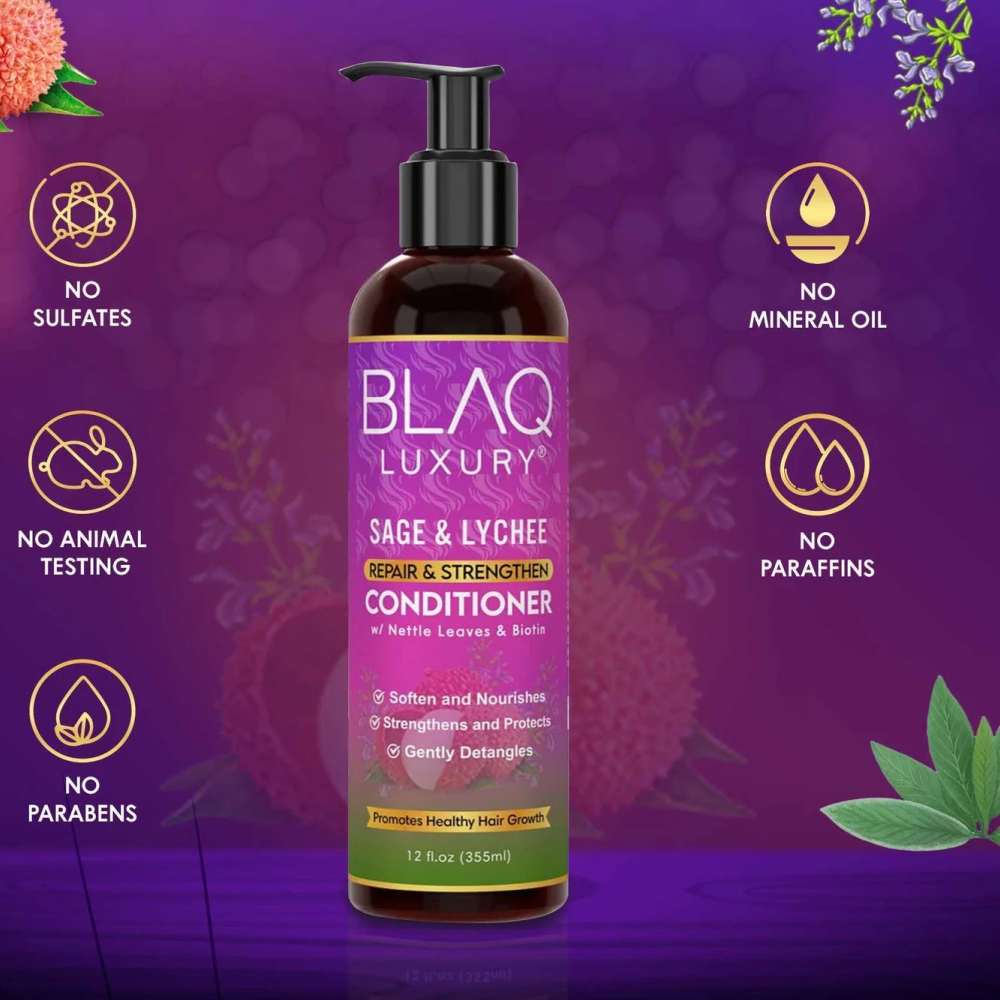 Blaq Sage & Lychee Conditioner-All-Aladin Beauty