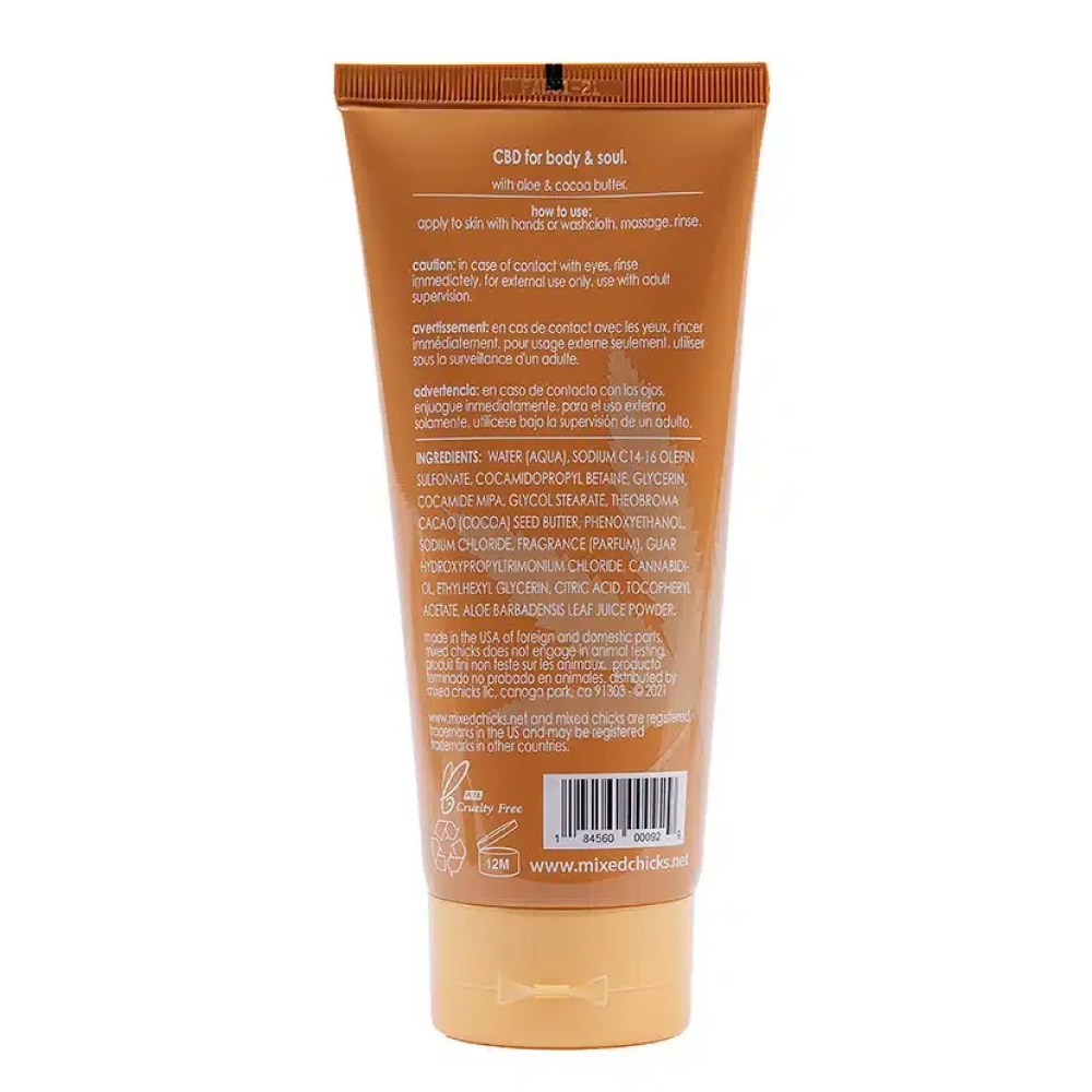 Mixed Chicks CBD Body Wash 6oz-All-Aladin Beauty