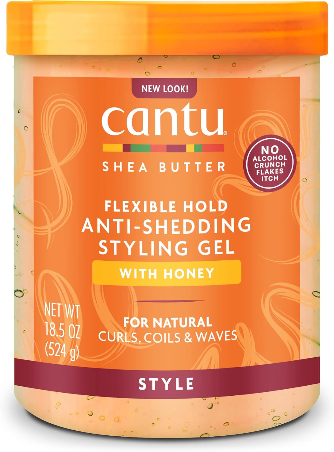 Cantu Maximum Hold Anti-Shedding Styling Honey Gel 524g