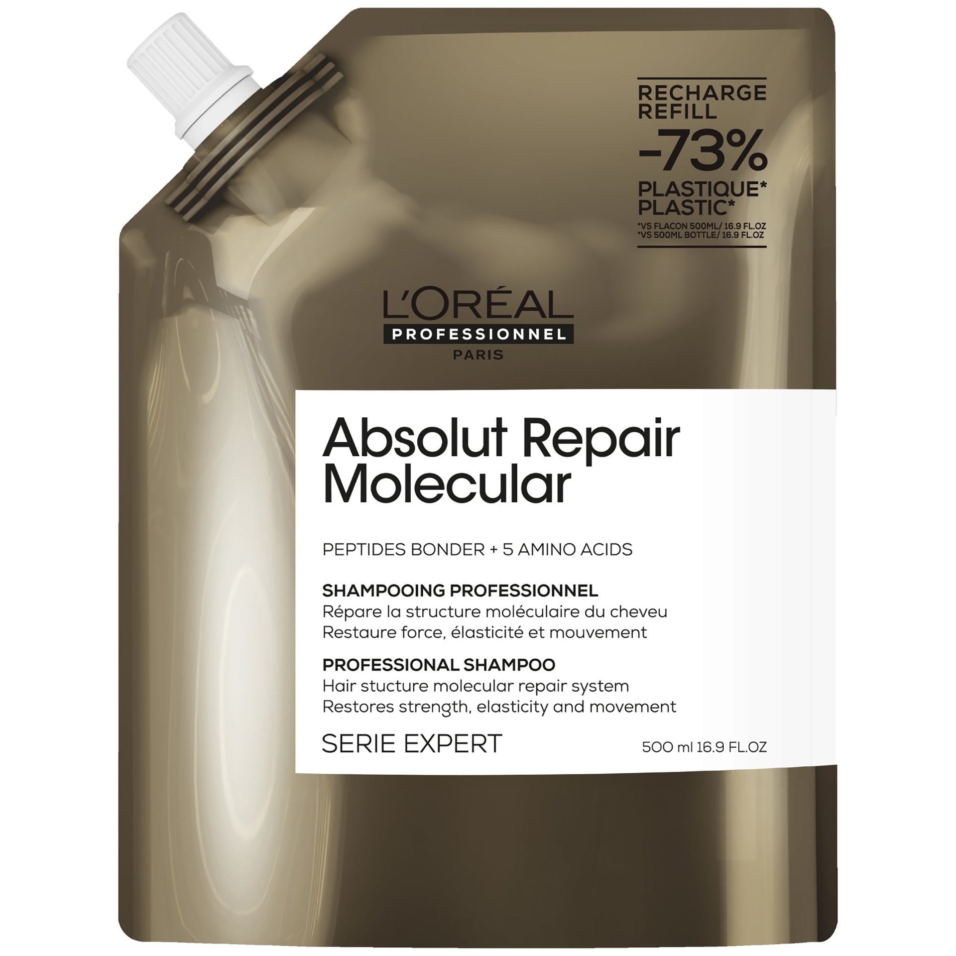 L'Oréal Professionnel Absolut Repair Molecular Professional Shampoo Refill 500ml