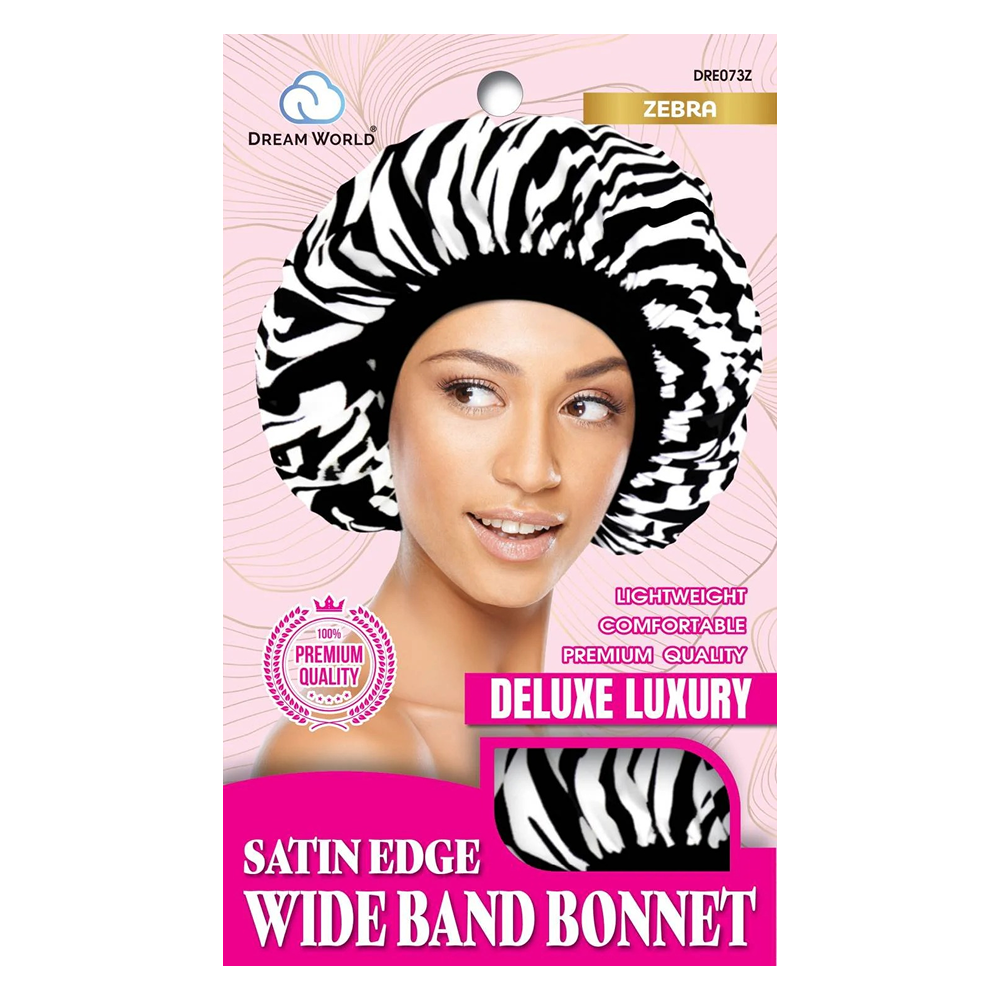 Dream World W-Wide Band Bonnet Satin-All-Aladin Beauty