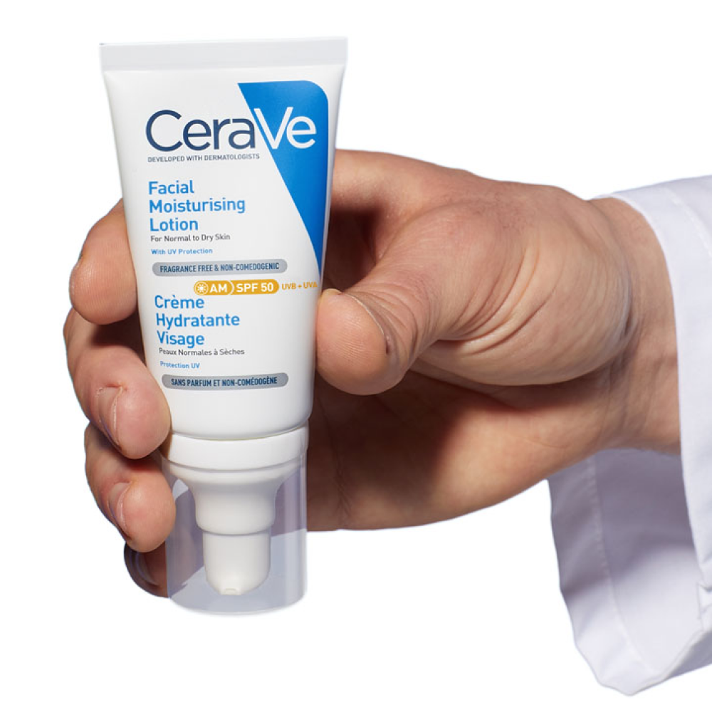 Cerave Facial Moisturizer with SPF 50 for Dry Skin 52ml