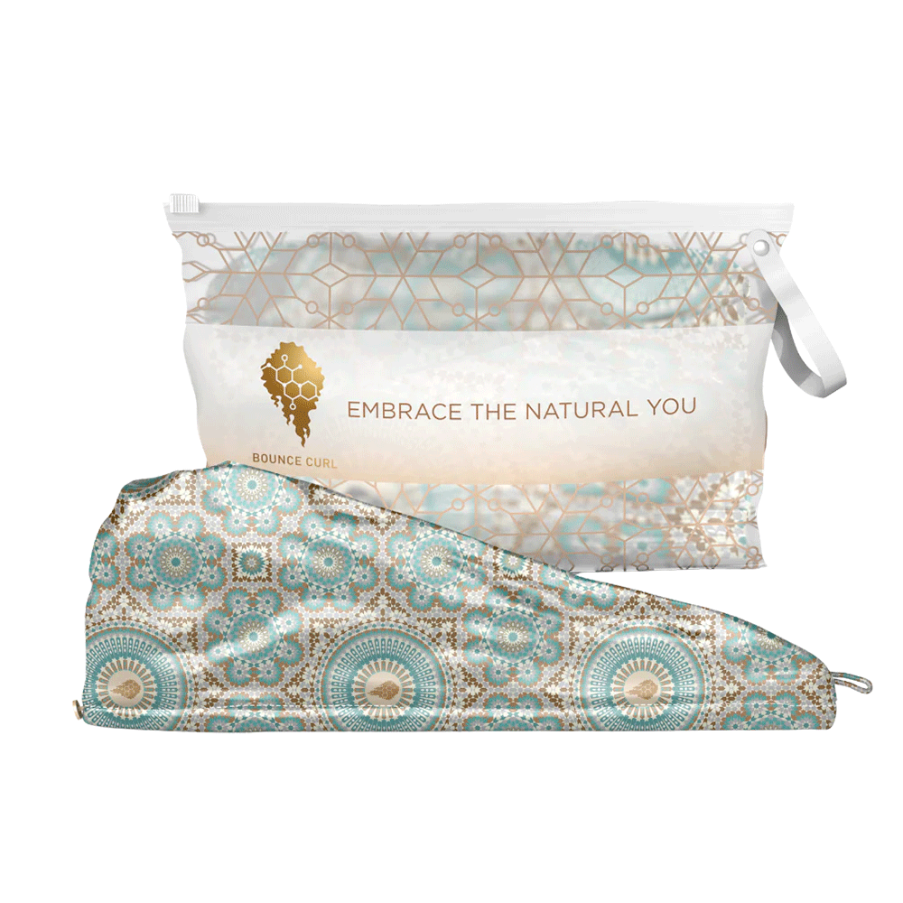 Bounce Curl Satin Microfiber Turban