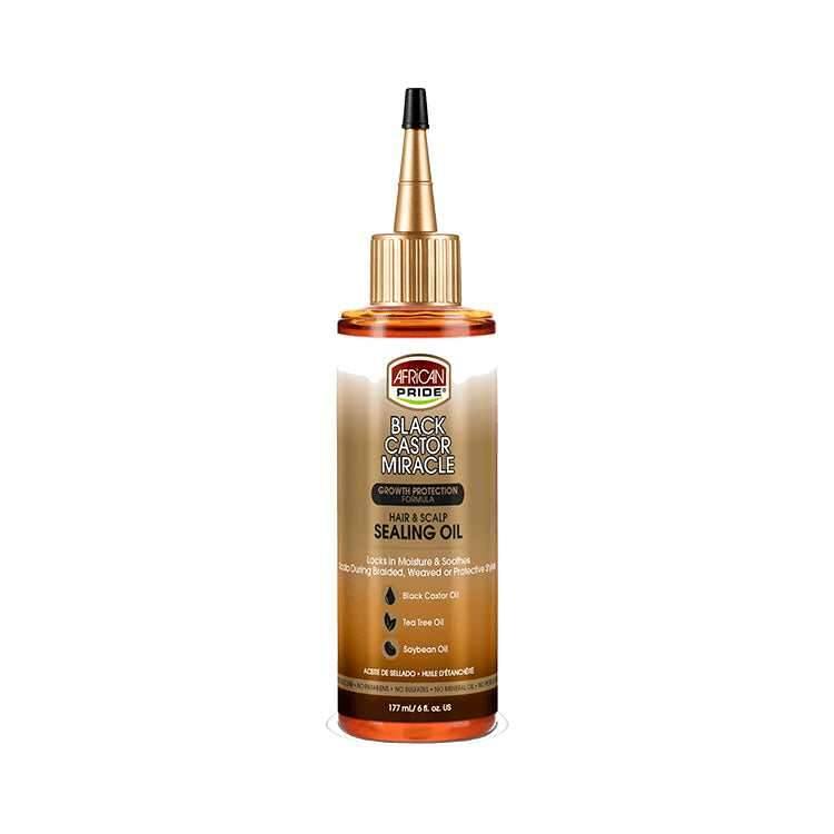 African Pride Black Castor Hair & Scalp Sealing Oil 117ml