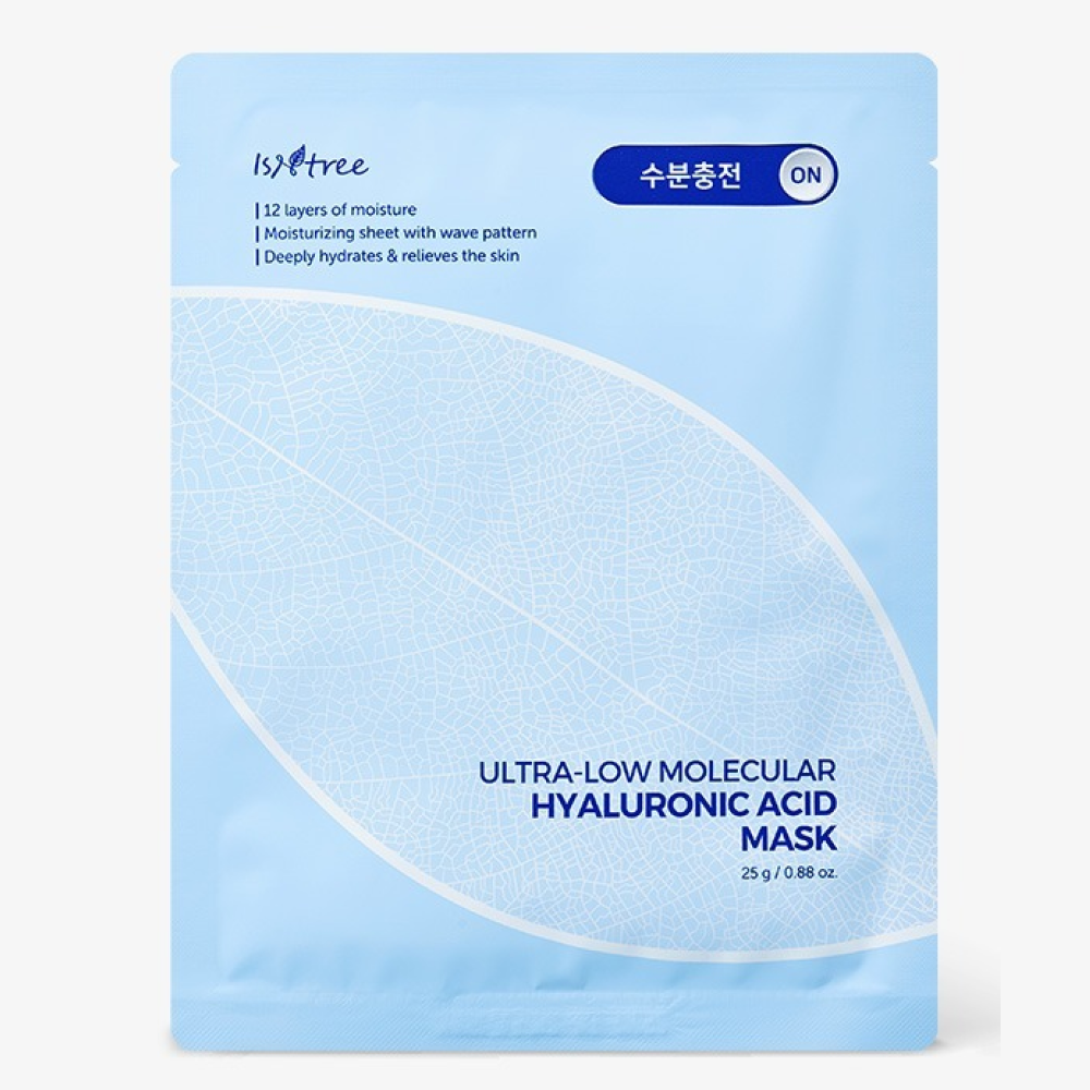 Isntree Ultra-Low Molecular Hyaluronic Acid Mask 25g |10-Pack
