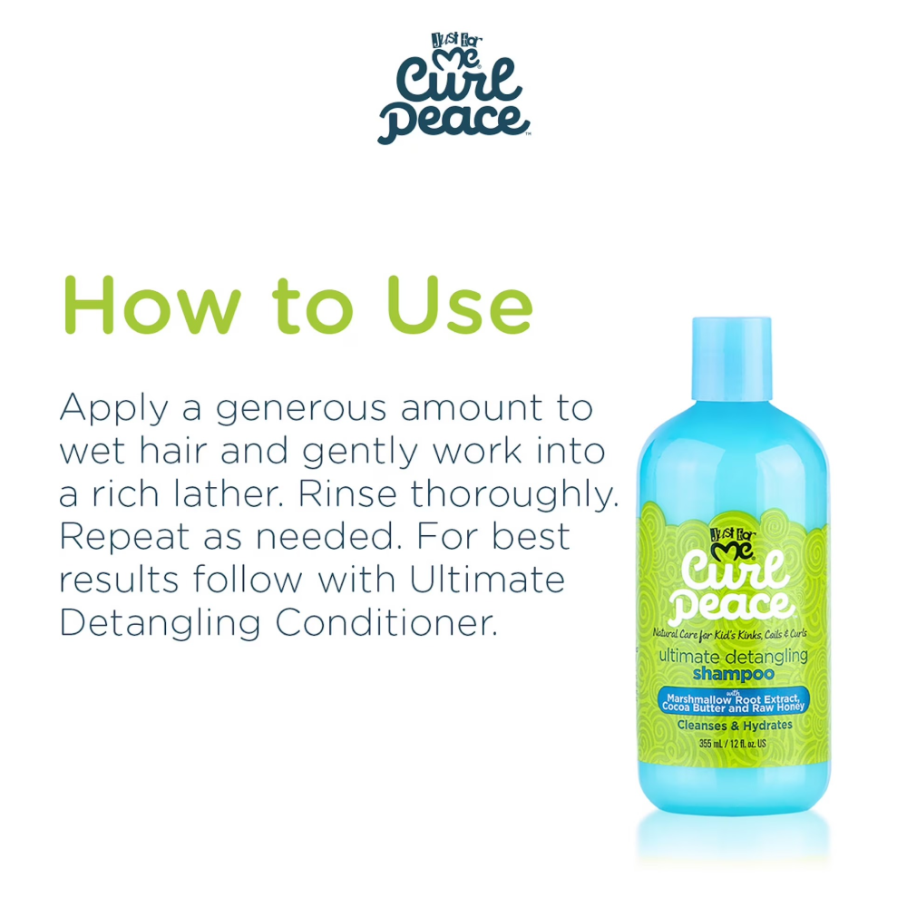 Just For Me Curl Peace Shampoo 12oz-Gentle Shampoo-Aladin Beauty